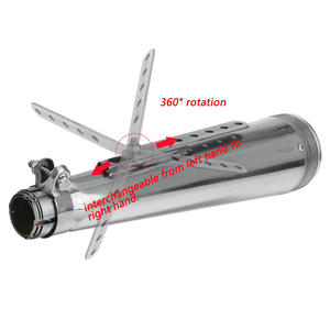 Silencieux d'échappement Vintage pour Harley/Suzuki/<span class=keywords><strong>Yamaha</strong></span>, 38/45MM, tube d'échappement pour moto - Product Image 5