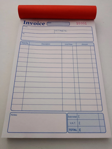 Blocco Fatture Personalizzato con Logo, Modulo Ordine d'Acquisto Duplicato A5, Carta Autocopiante A4, Blocco Ricevute Numerato Stampato - Product Image 4