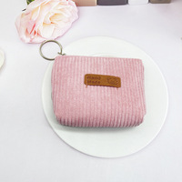 LOGO OEM Dompet Kreatif Zero Wallet Tas Mini Baru Tas Uang Saku Dompet Koin Tas Kunci Bulu Imitasi Hadiah Pelajar