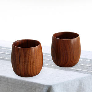 Taza de té y café de madera de vientre grande de <span class=keywords><strong>grano</strong></span> de madera Vintage con logotipo personalizado, taza de té de madera <span class=keywords><strong>Natural</strong></span> de grado superior, taza de vino de 250ml - Product Image 5