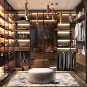 <span class=keywords><strong>Armario</strong></span> Vestidor Personalizado BALOM, Muebles Modernos de Lujo, Kleider Schrank, Dormitorio de Madera, Vestidor Abierto Moderno - Product Image 4