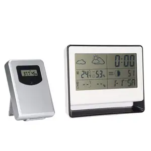 Température Humidité Station Météo Hd 433Mhz Amazon Capteur Sans Fil Calendrier Horloge Chine Intérieur Extérieur