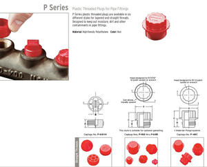 Productos de plástico moldeados por inyección Servicio de corte Incluido Tapones serie P Tapones roscados de plástico Premium - Product Image 5