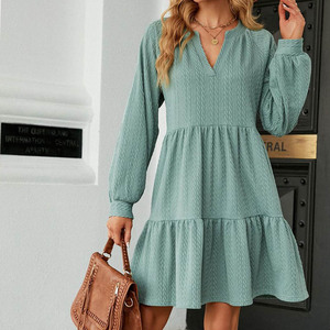 Robes de soirée de mariage grande taille pour femmes de grande taille dame élégante, vêtements de mode robe sexy à nœud en V profond/ - Product Image 4