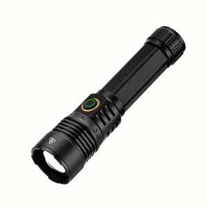 Lampe torche LED laser blanche puissante 20W à zoom magnétique, 1000LM, rechargeable Type-C, projecteur tactique, lampe de camping - Product Image 1