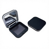 Plaque magnétique de format L en stock usine, avec compartiments interchangeables pour fards à paupières, poudres et rouges à joues, rangement portable pour cosmétiques en ABS