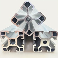 Profilé en aluminium anodisé de haute qualité 2020 3030 4040 4545 à fente en T/V pour cadre DIY industriel