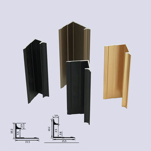 Profilo a <span class=keywords><strong>U</strong></span> in Alluminio Serie 6000 Ruicheng Modern per Bordi Porta, Impermeabile, Basso MOQ, Accessorio Metallico per Uso in Appartamento - Product Image 5