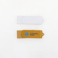 USB flash Drive, Flash Drive USB sedotan gandum ramah lingkungan 32GB 16GB 8 GB 4GB logam 128 64 32 16 8 GB USB flash memori