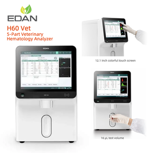 Analyseur d'hématologie entièrement automatique EDAN H60 Vet Vet 5 Diff (5 parties) avec conception compacte - Product Image 3