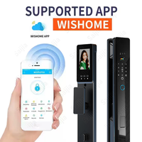 Wifi Caméra Sonnette Déverrouillage à distance Cerradura Serrure Intelligente Biométrique Visage Doigt Serrure de Porte Smart Digital Key Card Lock