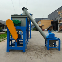 Agitateur mélangeur de poudre de mortier sec pour briques, capacité 500/1000 L, ligne de production de mortier, machine à béton prêt à l'emploi