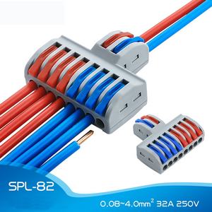 מסוף בלוק סל מכירות בלעדי כבלי מכירות חשמל 8 חוטי spl82 מחבר מהיר מפעל מלאי גדול - Product Image 2
