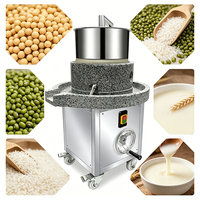 Moulin à gâteaux de riz Tteok |   Broyage fin en une seule passe de 2 à 30 kg/h |   Moteur 1500W pour moulin à granit, origine Henan, utilisation facile, garantie 1 an