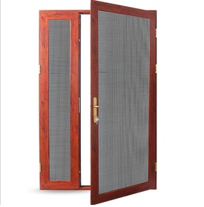 Puerta de Seguridad con Mosquitera, <span class=keywords><strong>Puertas</strong></span> <span class=keywords><strong>Abatibles</strong></span> de Aluminio - Product Image 1
