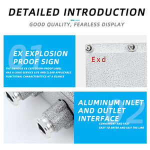 Ventas calientes 10-40A 220/380V Exd Arrancador electromagnético a prueba de explosiones Dol Motor Starterdol Motor Arrancador a prueba de explosiones - Product Image 5