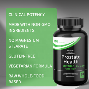Capsules à base de plantes puissantes pour la prostate, marque privée OEM en gros, pour hommes, soutien de la prostate, santé des voies urinaires - Product Image 5