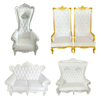 Meubles d'hôtel, canapé, chaise de roi reine trône, chaise empereur style roya