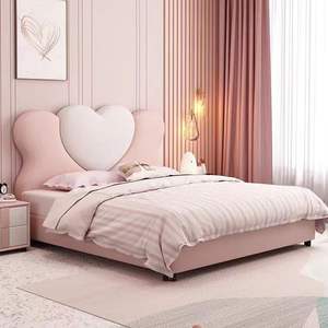 Castello di fiaba principessa bambini letto rosa cuore Design <span class=keywords><strong>per</strong></span> le ragazze camera da letto decorazione della camera delle ragazze con tema sognante - Product Image 2