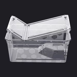 Caja de Cría de Serpientes Transparente Portátil Faunario Terrario para Reptiles y Anfibios Incluyendo Dragón Barbudo Araña y Rana - Product Image 2