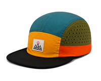Casquette de camping personnalisée à 7 panneaux avec maille perforée laser, séchage rapide, respirante, pour la course, le cyclisme et les activités de plein air