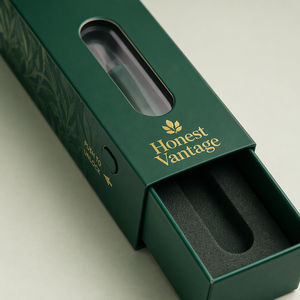 Boîte d'emballage vide pour cartouche HV 0,5 ml 1 ml, tiroir coulissant jetable à l'épreuve des enfants avec matériaux recyclés et doublure en éponge - Product Image 3
