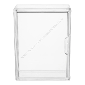 Vitrine en acrylique en gros pour objets de collection, organisateurs de rangement pour jouets, conteneur en plastique sur pied - Product Image 3