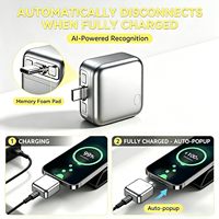 Adaptador de Carga Inteligente de 140W con Apagado Automático para Teléfono, Evita la Sobrecarga y Extiende la Vida Útil de la Batería