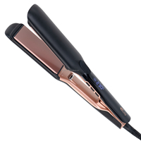 Lisseur Professionnel en Céramique 250°C 480°F avec Écran LED, Chauffage Rapide PTC, Personnalisable pour Salon, Fer Plat Plancha