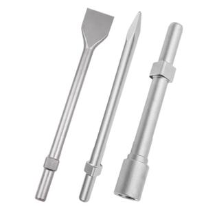 Couteau à maçonnerie en <span class=keywords><strong>acier</strong></span> allié au chrome Cuitool, tige de 27 mm, forme en V, marteau électrique, haute dureté, longueur de 500 mm, manche en bois, 1 an - Product Image 1