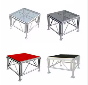 Plataforma de escenario de aluminio portátil ESI China, diseño Modular, capacidad de carga de 500kg para conciertos, patas ajustables disponibles para la venta - Product Image 2