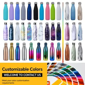 डबल दीवार वैक्यूम इन्सुलेट स्टेनलेस स्टील पानी की बोतल वैक्यूम-डबल दीवार स्टेनलेस स्टील फ्रिज पानी की बोतल - Product Image 6