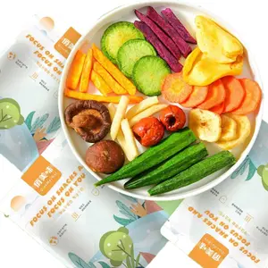Lanches de legumes secos crispy vf 12 tipos, 250 gramas, frutas e legumes deshidratados