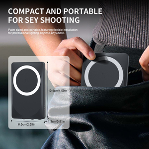 Lampe à selfie magnétique MagSafe pour iPhone – Lumière d'appoint LED rechargeable, CRI≥95, 5 températures de couleur, lumière vidéo portable pour Vlog - Product Image 6