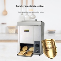Machine à hamburgers électrique en acier inoxydable Fajiduo avec fonctions de réchauffement des pains et de pressage des hamburgers