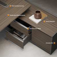 Bureau Bureau exécutif Bureaux de bureau Ensemble de mobilier de bureau Bureau d'ordinateur en bois avec rangement Table d'ordinateur