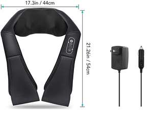 <span class=keywords><strong>Amazon</strong></span> <span class=keywords><strong>Shiatsu</strong></span> Masseur cou et épaules avec chaleur, oreiller de <span class=keywords><strong>massage</strong></span> électrique à pétrissage profond pour le cou, le dos, les épaules, les pieds et le corps - Product Image 2