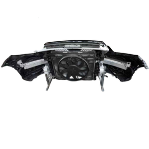 Kit avant noir <span class=keywords><strong>d</strong></span>'occasion pour Mercedes-Benz <span class=keywords><strong>GLC</strong></span> X254 2022, en ABS, comprenant calandre, phare antibrouillard et barre anti-collision, ajustement universel - Product Image 4