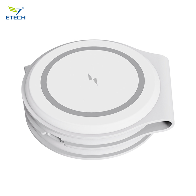 Mini 3-in-1 Magnetic Wireless Charging Station for Smart Phones& Other Devices| Foldable Travel Design-- Indoor&outdoor Use