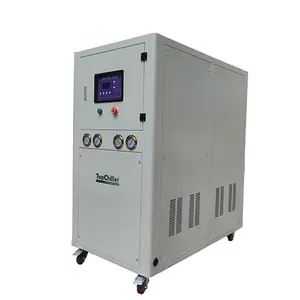 CE Certification 12Ton Water Cooling Scroll Chiller 50kw Water Chiller Unit For Pipe Extrusion Machine