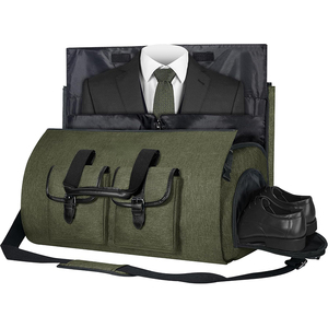 Free sample 2-1 Convertible Duffel <b>Suit</b> <b>Bag</b> for Men and Women, Travel Garment Duffle <b>Bags</b>, Hanging Garment <b>Bag</b> - Product Image 1