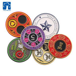 定制彩虹全息全息彩色电镀金属硬币 - Product Image 1