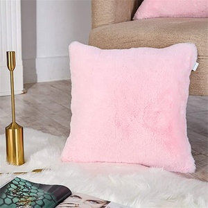 OEKO-TEX Mignon Canapé En Plein Air Salon Décor À La Maison Oreiller Multi couleur Faux De Fourrure De Lapin <span class=keywords><strong>Coussin</strong></span> - Product Image 6
