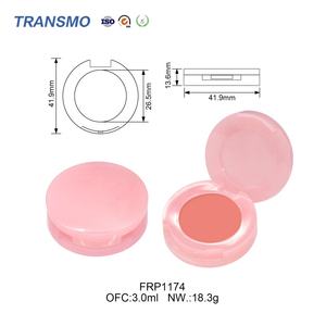 Recyclable Concealer Palette <b>Highlighter</b> <b>Eye</b> Shadow Palette Blush Container PET Material Mini Blush Packaging - Product Image 2