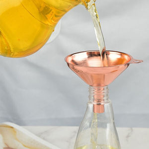 Durable Kitchen Accessories Rose Gold Kitchen <span class=keywords><strong>Funnel</strong></span> Set 3pcs Mini Funil De Aço Inoxidável Uso Para Enchimento De Garrafas Flask Cooking - Product Image 5