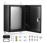 Armoire électrique grise personnalisée Zhongyong en acier galvanisé et inoxydable, revêtement poudré, boîtier de distribution d'énergie mural