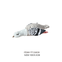 Vente en gros de haute qualité interactive volaille oiseaux sucer forme jouer à mâcher grinçant en peluche chien jouet pour animaux de compagnie