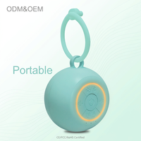 Machine à bruit blanc de voyage Sleep Sound avec lumière, batterie 1000 mAh, verrouillage enfant, veilleuse douce pour enfants et adultes