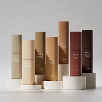 Bouteilles de pulvérisation en plastique PET personnalisées, bouteilles carrées vides de 30 ml à 90 ml pour lotion, sérum pour le soin de la peau