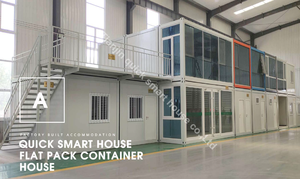 Luxury Two Story 20FT Foldable Flat Pack Container House Used for Office - Product Image 3